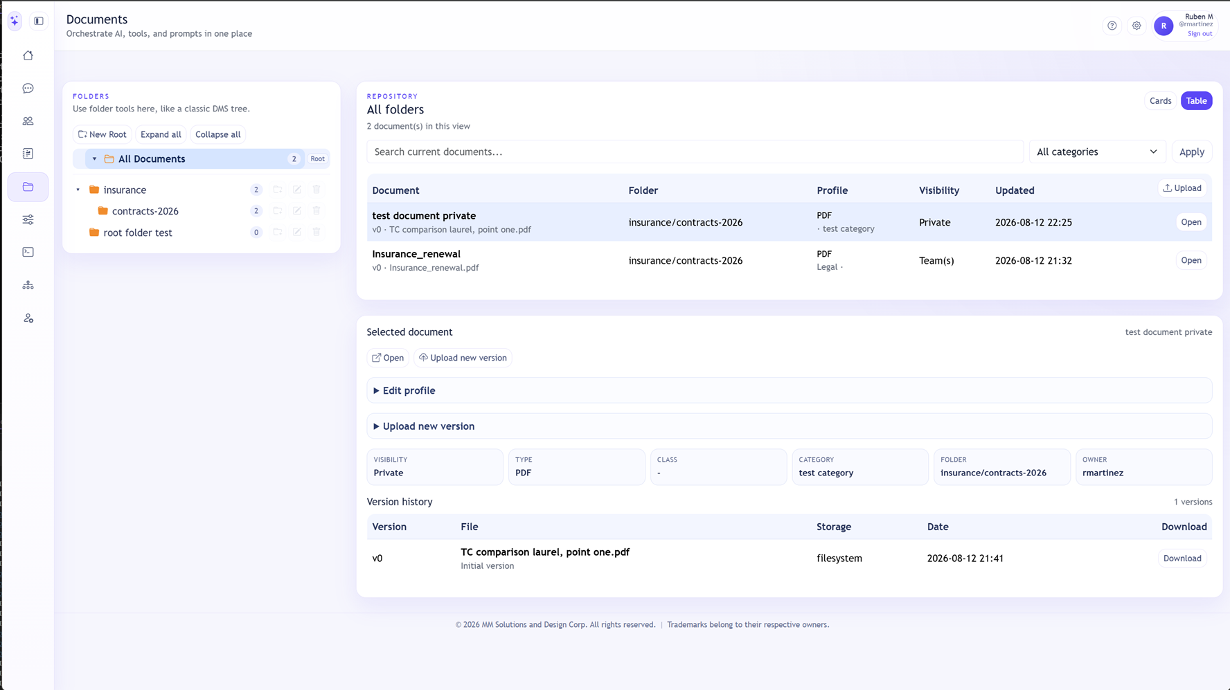 AIHub Studio documents repository